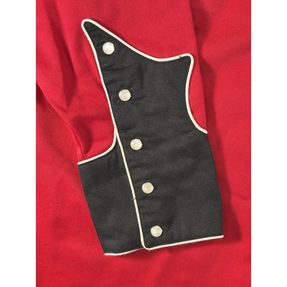Vintage Panhandle Slim Retro Rockabilly Pearl Snap Western Shirt XL Cowboy NWOT - Picture 4 of 9